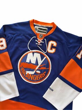 NHL Reebok 2016-17 John Tavares New York Islander Hockey Jersey Men's XL Blue
